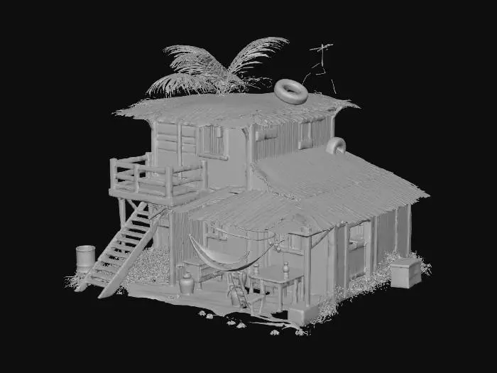 3D model for Tropical Hideaway