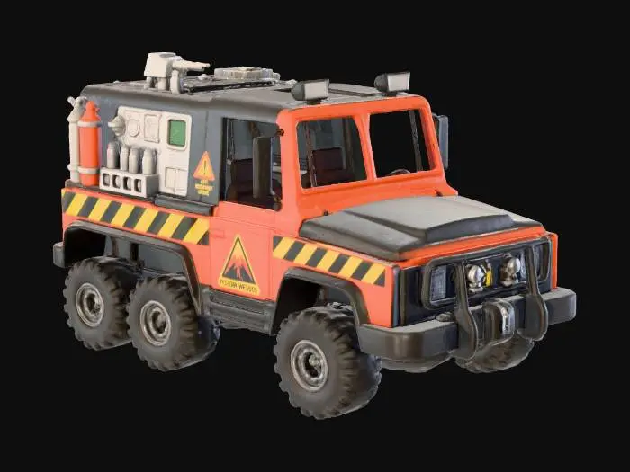 3D model for Volcano Explorer Vehicle