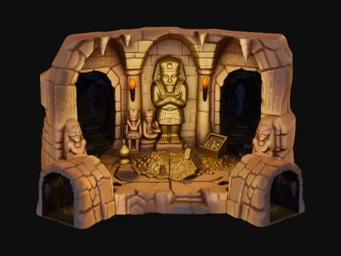 3D model for Pharaoh's Treasure Chamber