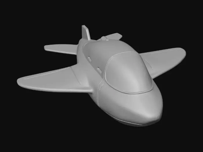 3D model for “A small retro-futuristic submersible scout vehicle inspired by classic underwater espionage. The body is smooth and torpedo-shaped, painted in light aqua blue with darker accents and a clear domed cockpit. Simple side fins, a rear propeller housing, and small viewing ports suggest exploration and surveillance use. The design favors clean shapes and readable forms. The vehicle is perfectly centered against a pure white background, softly lit with neutral studio light, minimal shadow. Ultra-realistic PBR materials with glossy paint, transparent canopy glass, and restrained surface wear.”