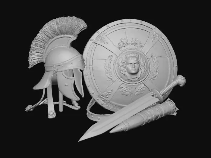 3D model for Ancient Warrior's Arsenal