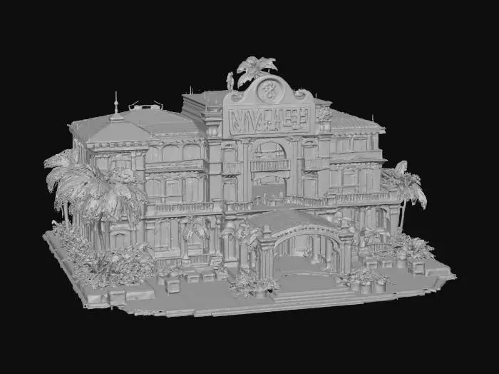 3D model for Amanecer Hotel