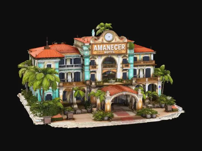 3D model for Amanecer Hotel