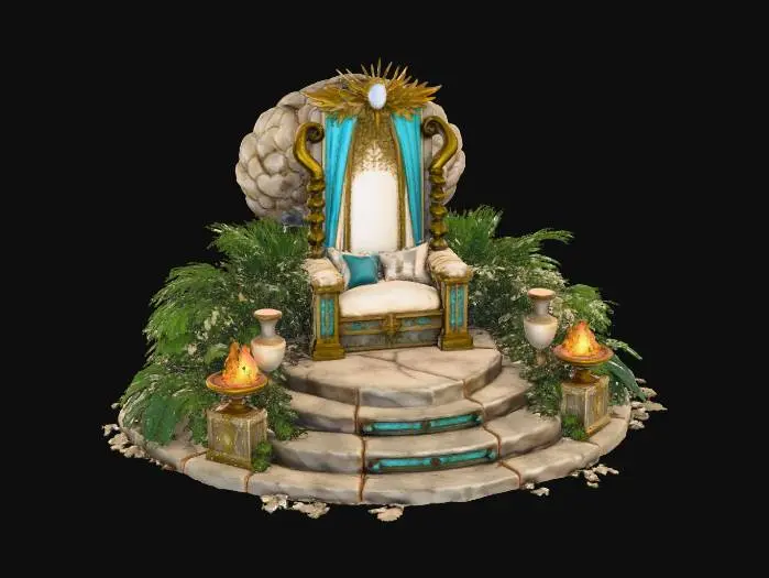 3D model for Majestic Throne Sanctuary