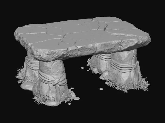 3D model for Stone Ritual Table
