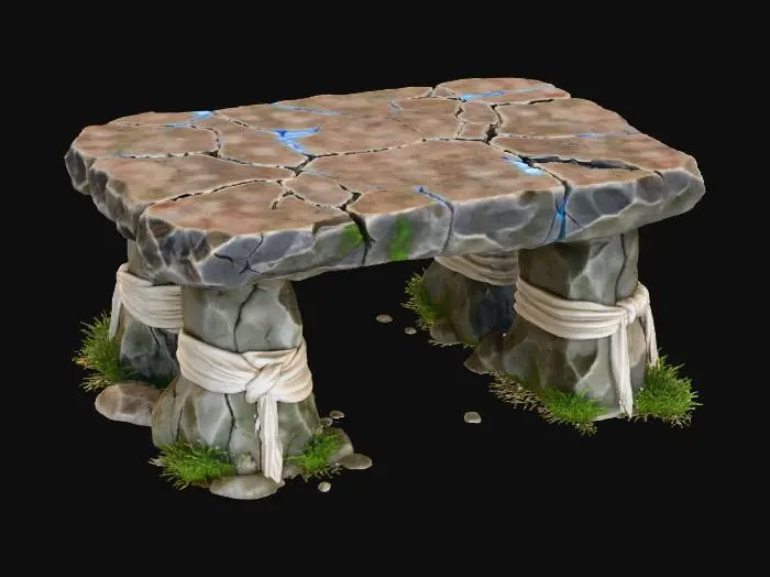 3D model for Stone Ritual Table