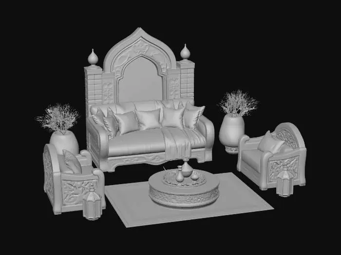 3D model for Desert Oasis Lounge