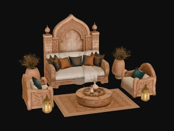 3D model for Desert Oasis Lounge