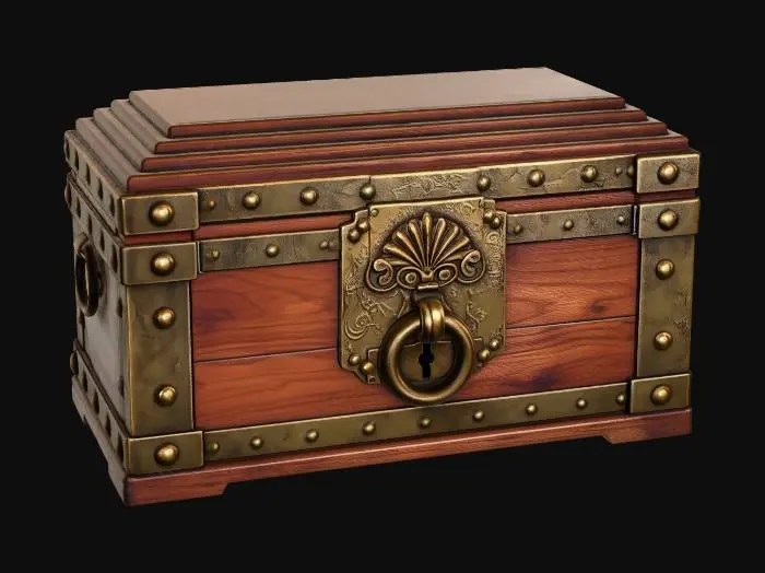 3D model for Ornate Treasure Chest