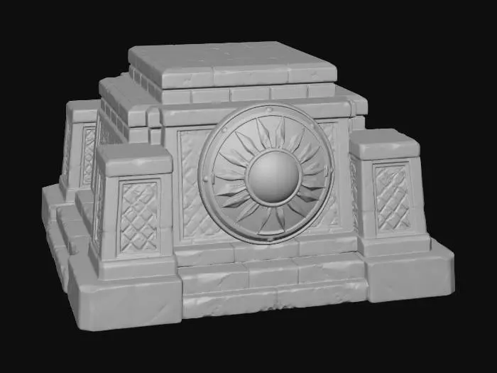 3D model for Altar of the Sun