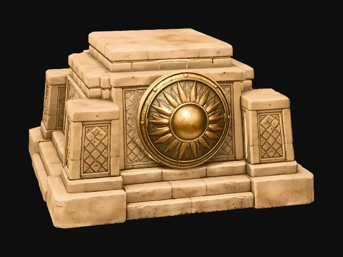 3D model for Altar of the Sun