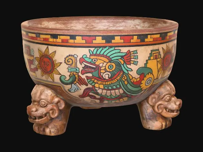 3D model for Sun Serpent Tripod Bowl