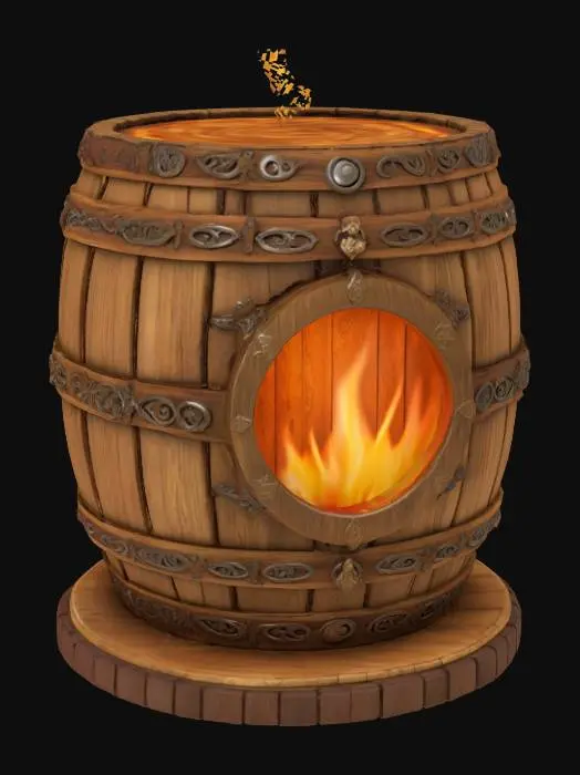 3D model for Barrel of Fire