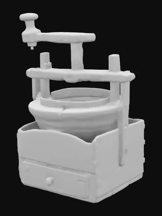3D model for Antique Grinder.
