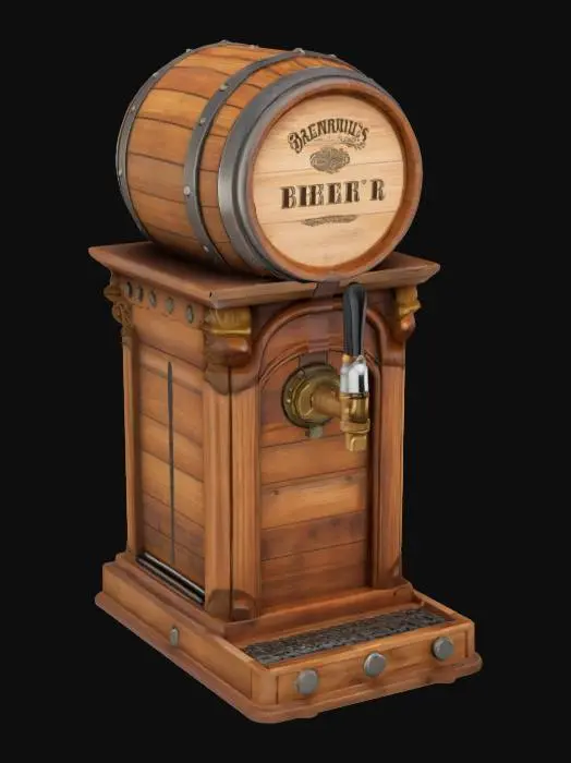 3D model for Barrel Dispenser Display