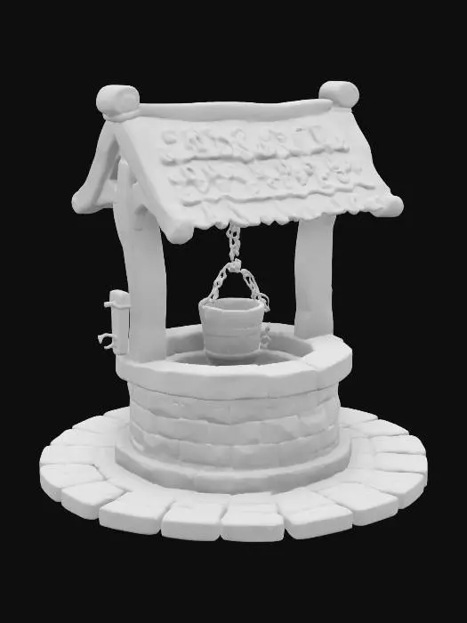 3D model for Wishing Well Mockup