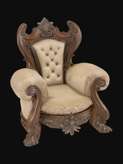 3D model for Nordic Throne Seat