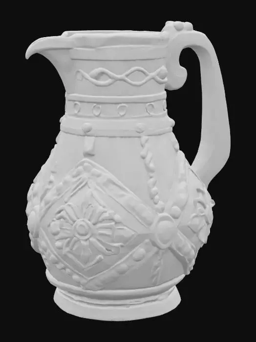 3D model for Ornate Blue Pitcher