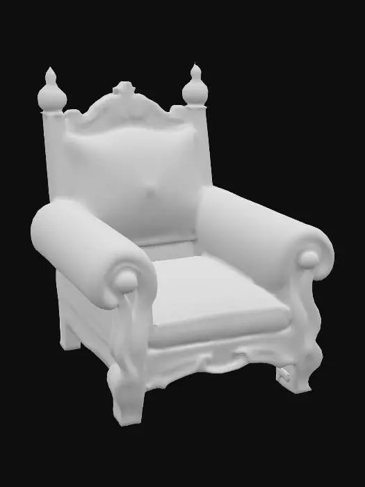3D model for Regal Throne