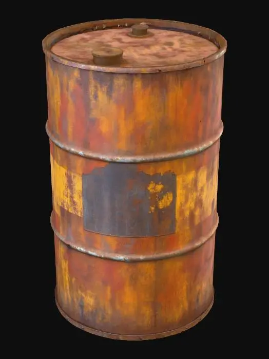 3D model for Rusty Barrel