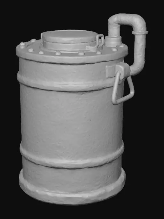 3D model for Chemical Waste Barrel