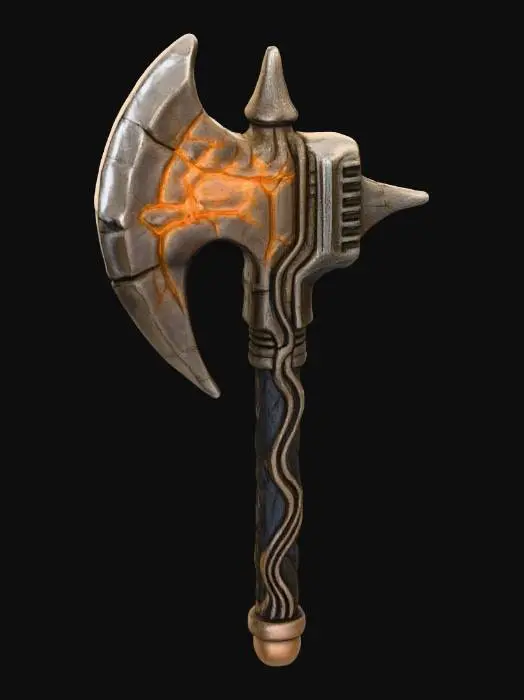 3D model for Stone War Axe