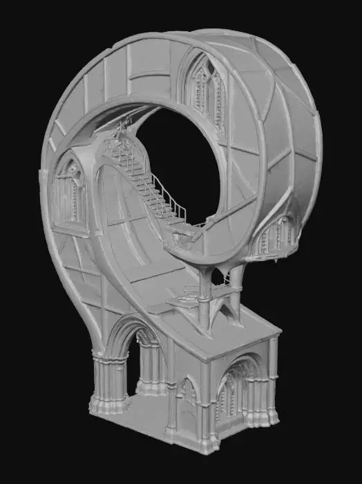 3D model for Cathedral Twist