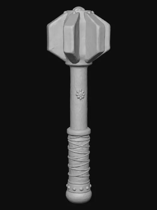 3D model for Medieval Mace