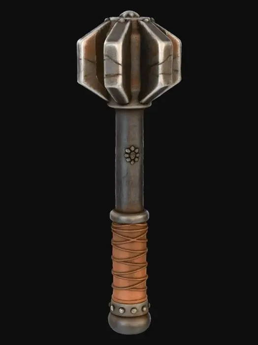 3D model for Medieval Mace