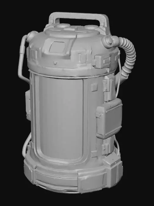 3D model for Biohazard Canister