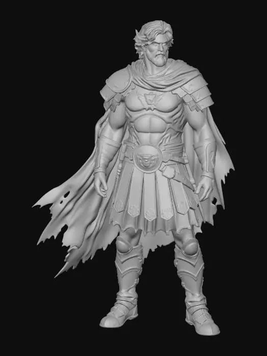 3D model for Warrior's Resolve