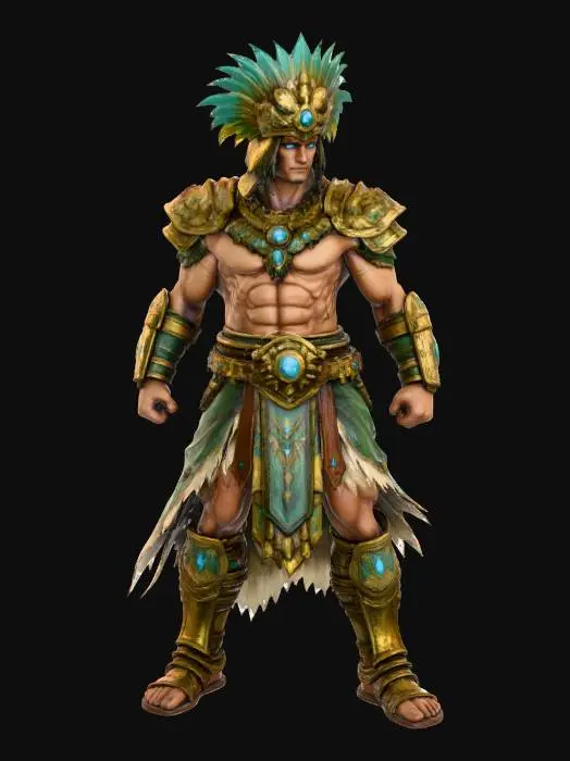 3D model for Warrior of the Sun