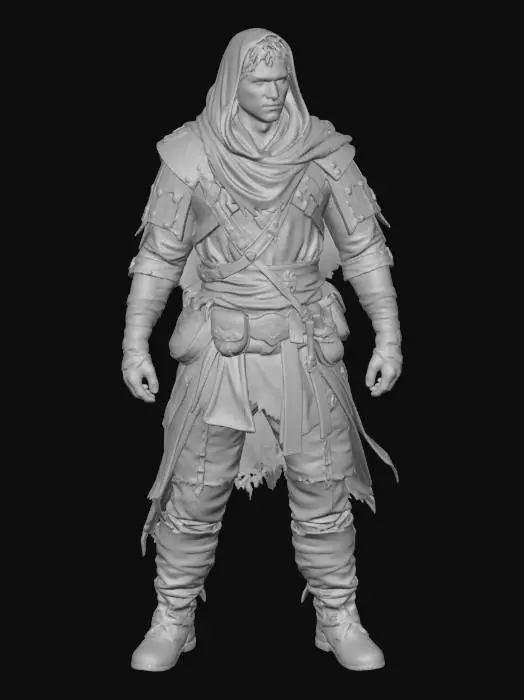 3D model for Nomadic Warrior