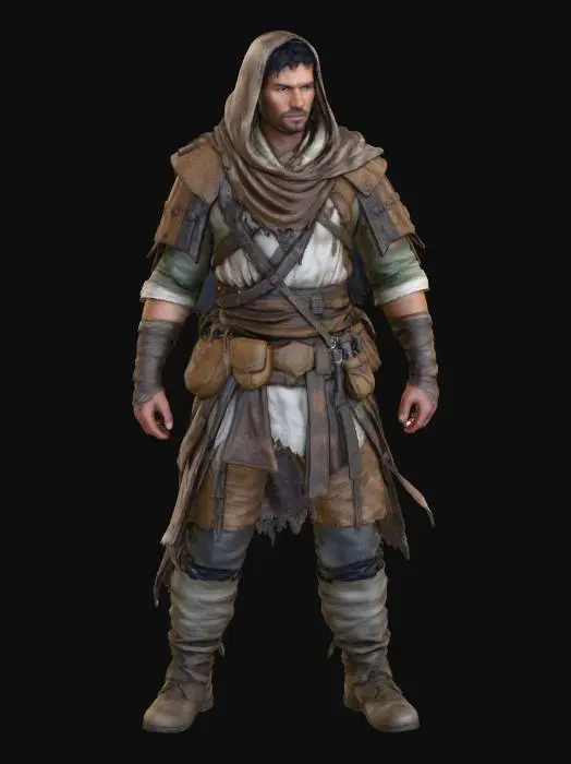 3D model for Nomadic Warrior