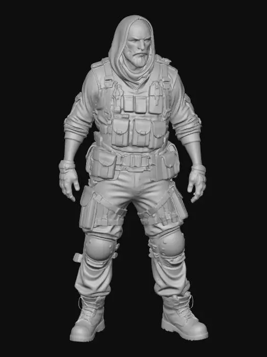 3D model for Survivor in the Wasteland