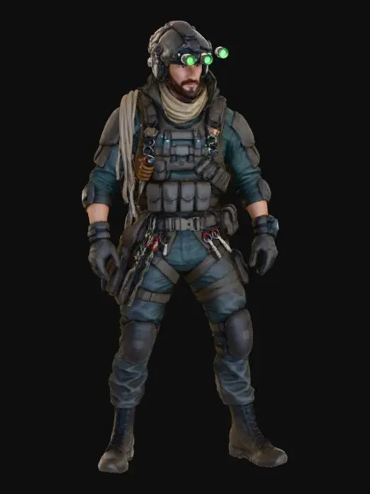 3D model for Tactical Operative