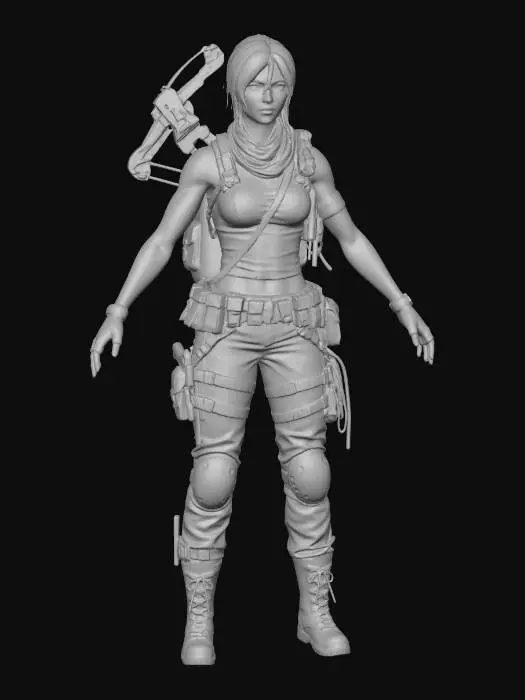 3D model for Adventurous Archer