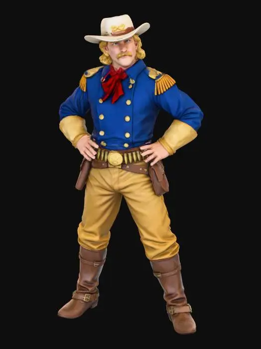 3D model for Western Hero