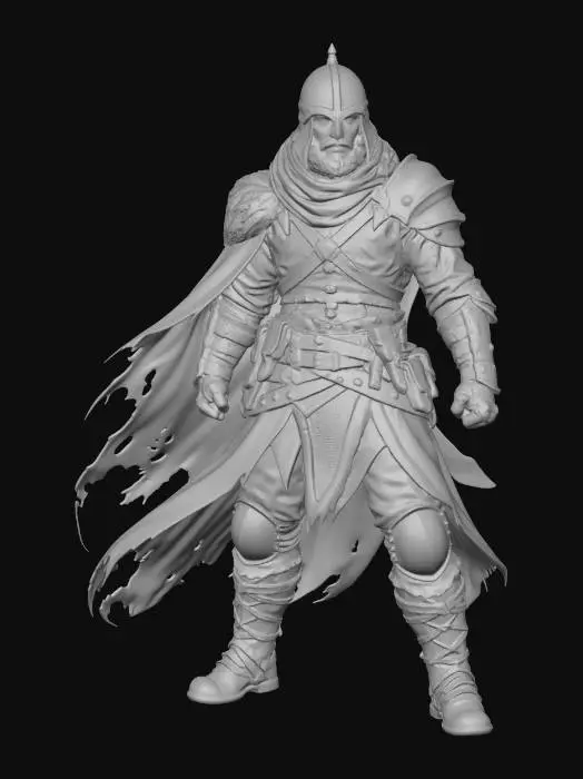 3D model for Warrior of the Sands