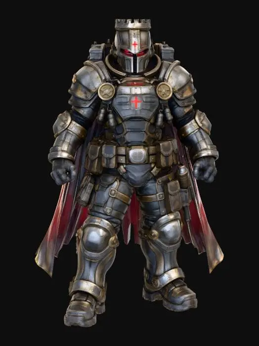 3D model for Crimson Sentinel