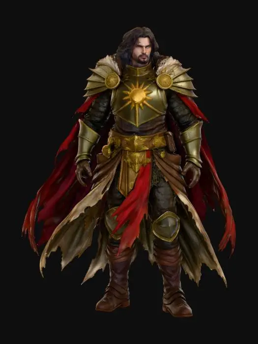 3D model for Knight of Valor