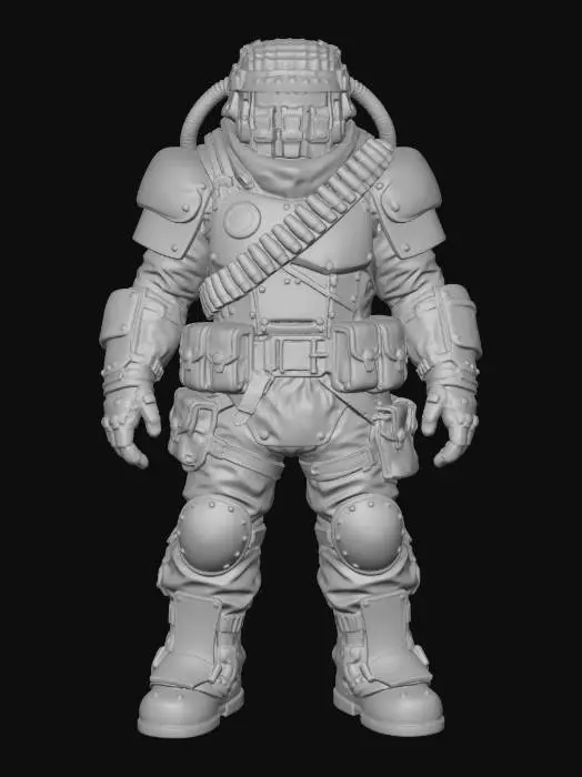 3D model for Armored Sentinel