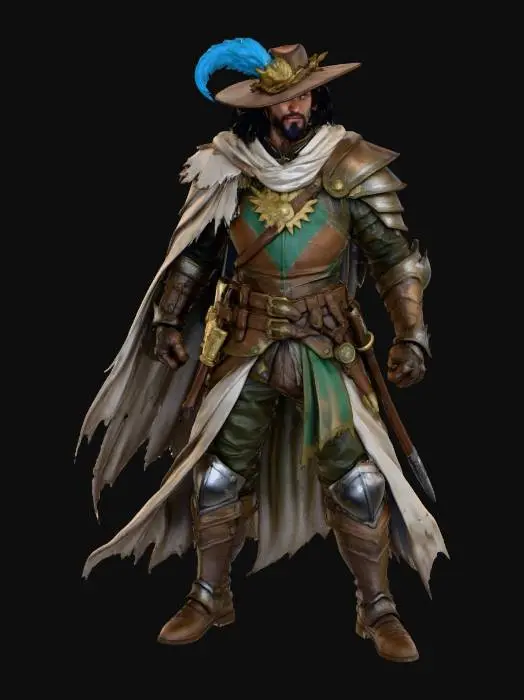 3D model for The Dashing Adventurer