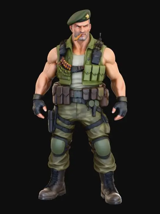 3D model for Soldier of Fortune