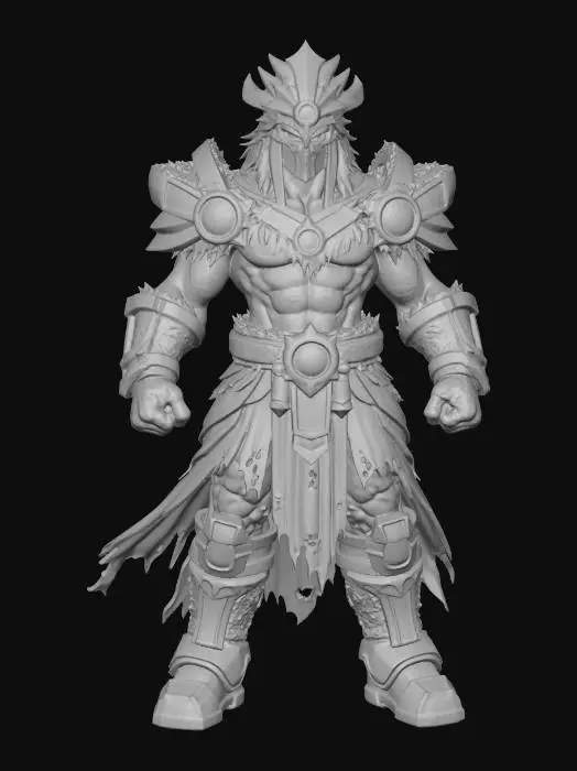 3D model for Stone Guardian