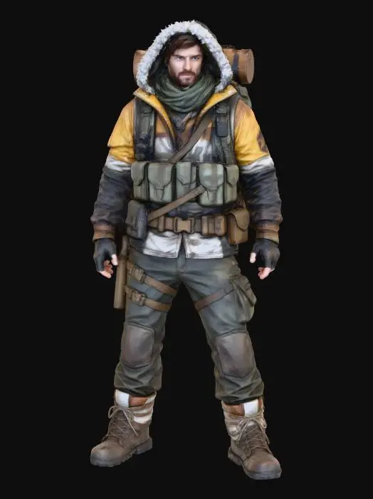 3D model for Explorer in Winter Gear