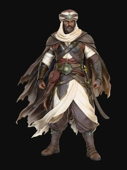 3D model for Desert Guardian