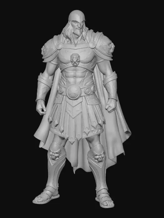 3D model for Warrior Champion