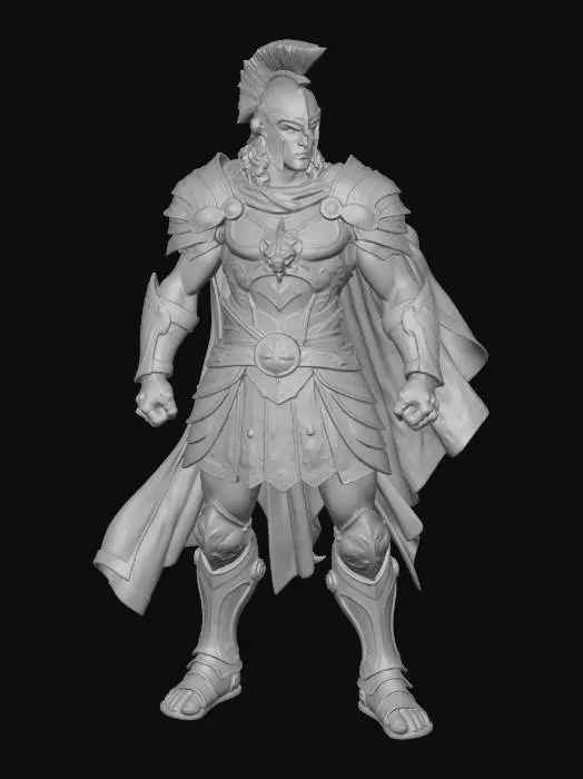 3D model for Warrior of Valor