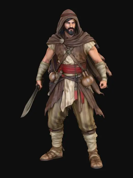 3D model for Desert Warrior